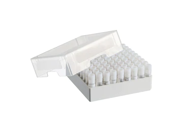 艾本德儲存盒 9 × 9, 可放置 81  個螺旋蓋（凍存）管， 1  –  2  mL，3  件，高 53  mm，2  英寸，聚丙烯材料，可耐受最低 -86  °C，可高溫高壓滅菌，帶蓋子并具有數(shù)